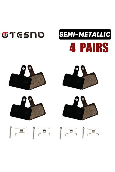 Choice 4 أزواج من وسادات فرامل قرصية شبه معدنية من السيراميك الراتنجي للدراجا...