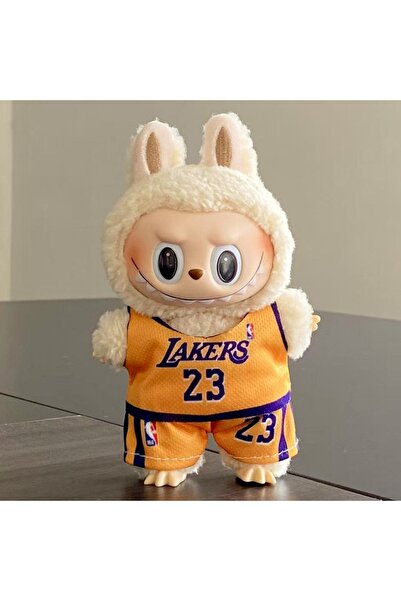 Choice طقم قميص كرة سلة برتقالي اللون من لابوبو رقم 23 - زي رياضي لدمية من ال...