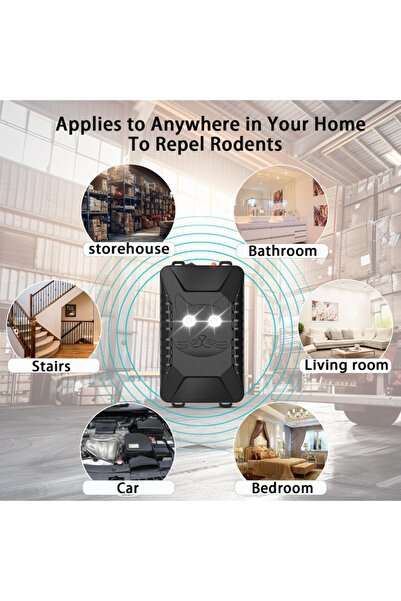 Choice 1pc Ultrasonic Rodent Repellent for Car Engine, Battery Powered, with ...