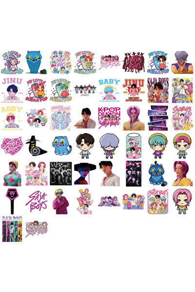 Choice1 A-50 قطعة 50/100 قطعة ملصقات كرتونية للأولاد من أنمي ساجا، ملصقات جرا...