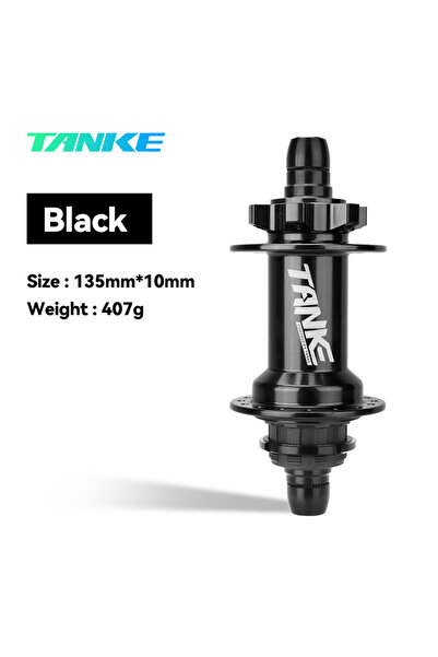 Choice محور دراجة تانكي ترابت جامب أسود 32H، سرعة واحدة، مزود بقفل، مصنوع من ...