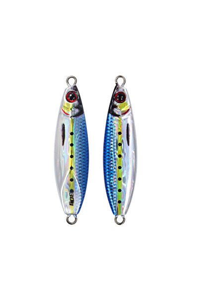 Choice 40g 3D Blue JIGGINGPRO Pebble 20g 30g 40g 60g Metal Jig Slow Pitch Jig...