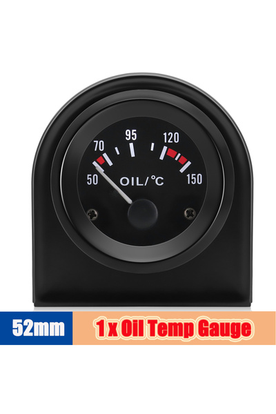 Choice7 مقياس حرارة الزيت، مقياس حرارة أوتوماتيكي مع حساس، 1/8 NPT 52 مم، شاش...