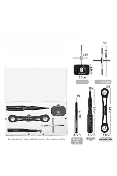 Choice أداة صيانة محمولة لإزالة بكرة صيد الأسماك السوداء الدوارة، مناسبة للمي...