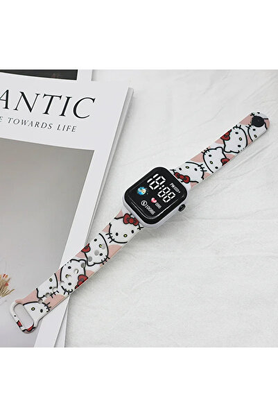 Choice 1 Cartoon Silicone Digital Watches Fashion Anime Figure Hellokittys Pr...