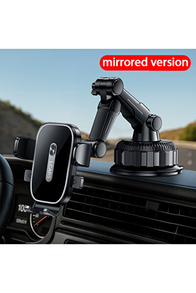 Choice حامل هاتف سيارة عالمي بنسخة مرآة، مانع للانزلاق، قابل للدوران، يُثبت ع...