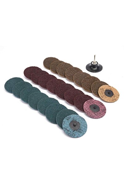 Choice 25 قطعة من أقراص الصنفرة SIFANG مقاس 1/2/3 بوصة، أقراص تنعيم الأسطح من...