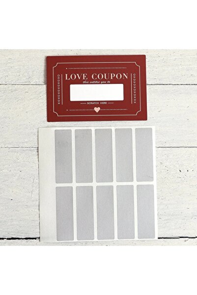 Choice ٢٠ قطعة من بطاقات عيد الحب الحمراء القابلة للخدش، ١٠/٢٠ بطاقة، قسائم ح...