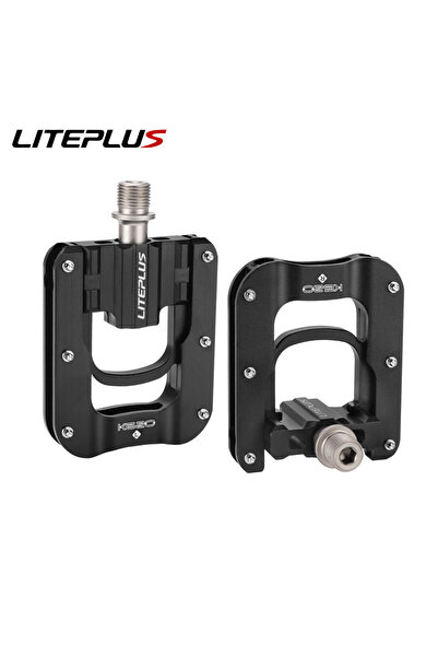 Choice K620 Black Liteplus K620 Three Bearing Folding Pedal Aluminum Alloy Do...