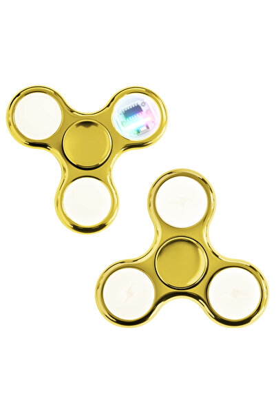 Choice لعبة سبينر إبداعية مضيئة بضوء LED أصفر ممتع، تضيء في الظلام، لعبة EDC