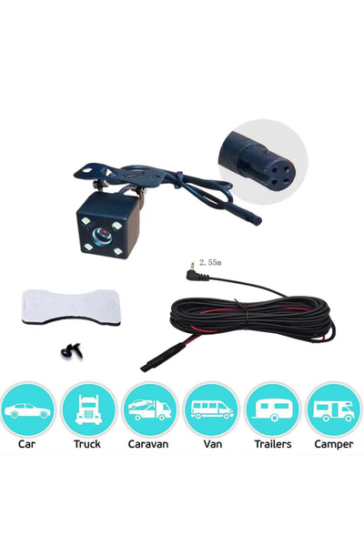 Choice wiring Universal 4-pin car reversing image camera rear lens HD video w...