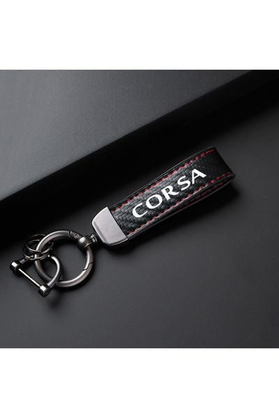 Choice1 سلسلة مفاتيح جلدية حمراء للسيارة، إكسسوارات لأوبل كورسا C D E F A B G...