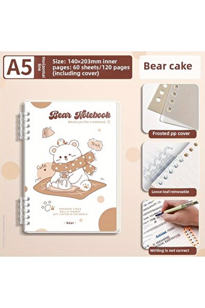 Choice A5 A A5 Dot Impression New Cute Series Spiral Notebooks Soft Cover Det...