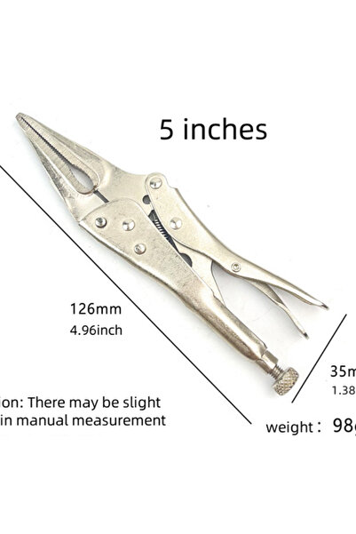 choice2 كماشة حادة الأنف بطول 5 بوصات، كماشة قوية، أدوات كماشة متعددة الوظائف
