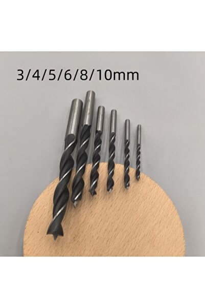 Choice Round 6Pcs Woodworking Drill Bit Set 3/4/5/6/8/10 mm Punching Three-Po...