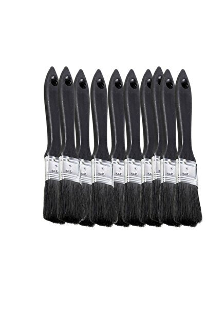 Choice1 ١٠ فرش سوداء، فرش للطلاء، فرش تلوين الخشب، فرشاة طلاء بشعيرات، طلاء