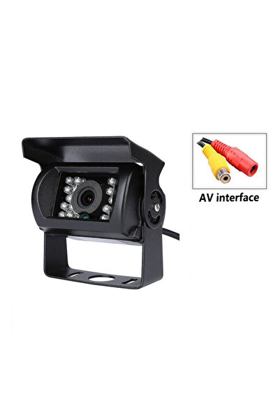 Choice كاميرا خلفية سلكية للسيارة مزودة بـ 18 مصباح LED برتقالي اللون، مضادة ...