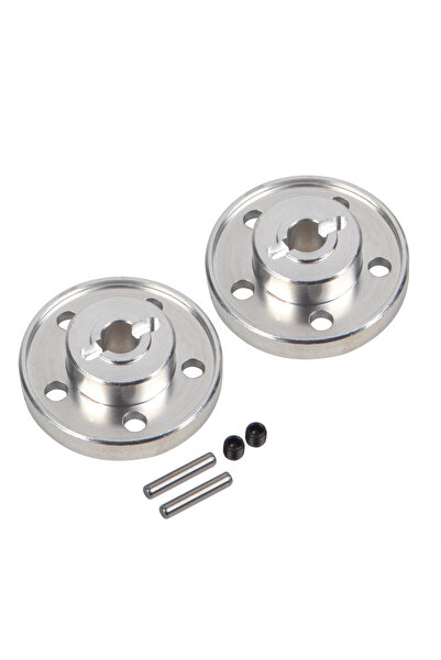 Choice Silver 2pcs Aluminum Alloy Wheel Hub Suitable for Tamiya CW-01 Lunch B...