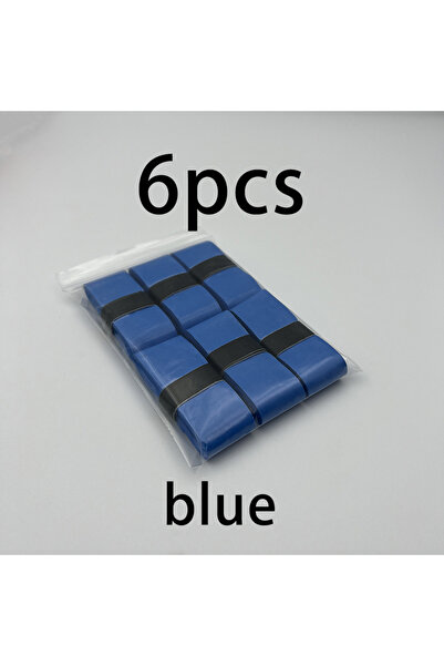 Choice Blue 6pcs 6/10-piece set of badminton grip anti slip straps, tennis ra...