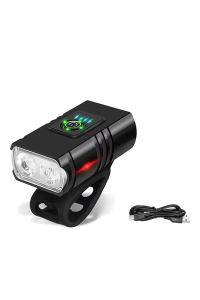 Heinast A-1PC Portable Bicycle Headlight LED Bike Front Light Rechargeable Wa...