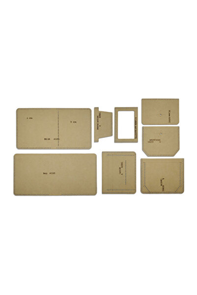 Choice Kraft Paper YOMDID 8PCS Handmade Leather Purse Sewing Patterns Making ...