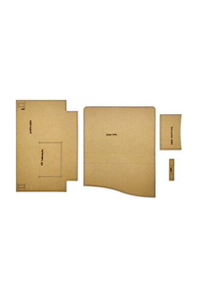 Choice Kraft Paper YOMDID 4PCS Wallet Making Template DIY Long Clutch Bag Mak...