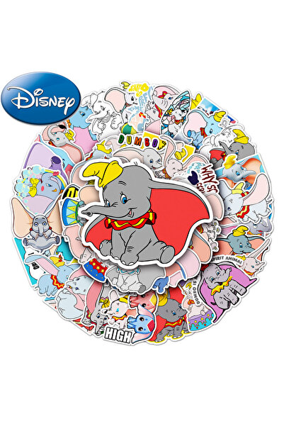 Choice1 50 قطعة (10/30/50 قطعة) ملصقات كرتونية لطيفة من ديزني أنمي دامبو، يمك...