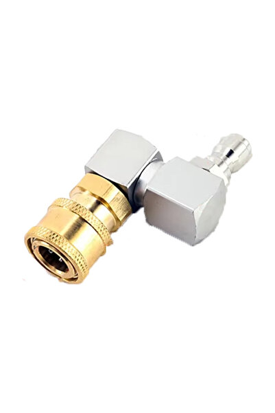 Choice فوهة رش فضية قابلة للدوران 360 درجة - محول توصيل سريع 1/4 بوصة، مانعة ...