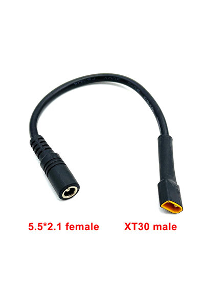 Choice5 XT30 male HPXGRC XT60 XT30 T Plug Female Male To DC 5.5*2.1mm Connect...