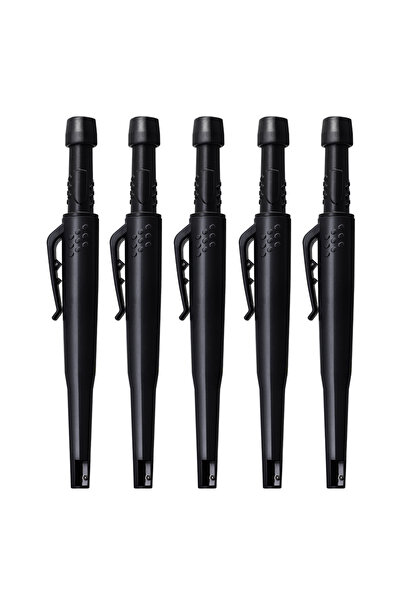 Choice 5 أقلام رصاص سوداء صلبة للنجارة، عبوة إعادة تعبئة لتحديد الثقوب العميق...