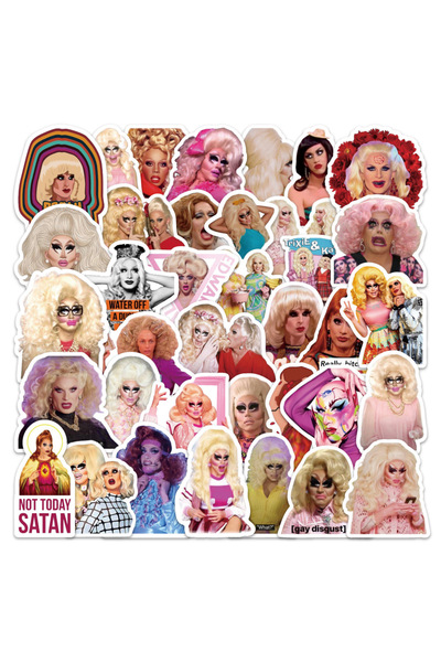 Choice 50 قطعة أو 54 قطعة من ملصقات برنامج RuPaul's Drag Race التلفزيوني، منا...