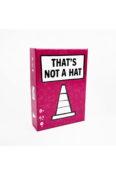 Choice1 Red That's Not A Hat-Fun Bluffing & Memory Party Game for All Ages Co...