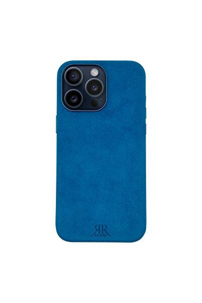 RADONI iPhone 14 PRO MagSafe Alcantara Case Blue
