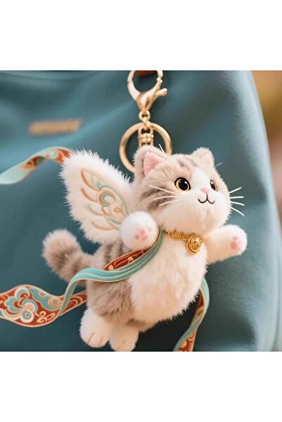 Choice B 1PC Dunhuang Flying Cat Nine Color Deer Plush Doll Cute Bag Pendant ...