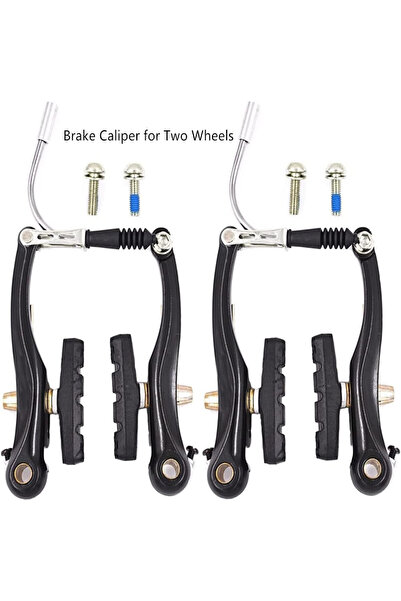 Choice طقم فرامل V للدراجات الجبلية، أسود، زوجان، مع سلك فرامل، مصنوع من الأل...