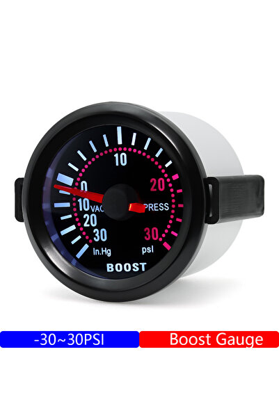 Choice مقياس ضغط التوربو بعدسة دخانية 2 بوصة (52 مم) PSI، مقياس ضغط التوربو -...