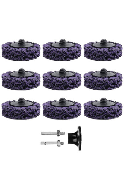 choice2 أقراص صنفرة لإزالة الصدأ من بيربل سي فانغ، 10 قطع، 50 مم، أقراص تلميع...