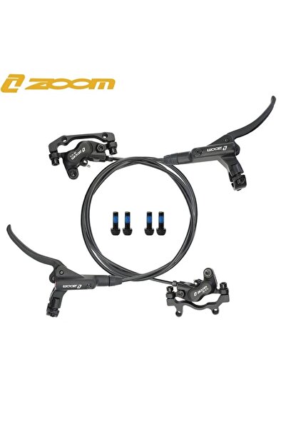 Choice طقم فرامل قرصية هيدروليكية سوداء من زووم بأربعة مكابس HB876، طقم فرامل...