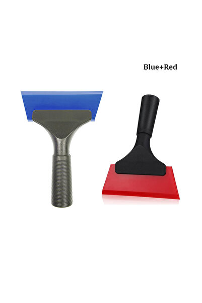 Choice1 Blue and Red 1/3 Pcs Small Squeegee for Car Window Cleaning 5 Inch Wi...