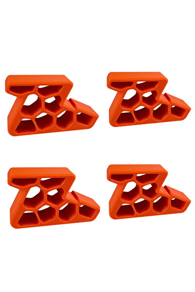 Choice7 برتقالي، 4 قطع، 1/2/4 قطع، سدادات أبواب/نوافذ شديدة التحمل مانعة للان...