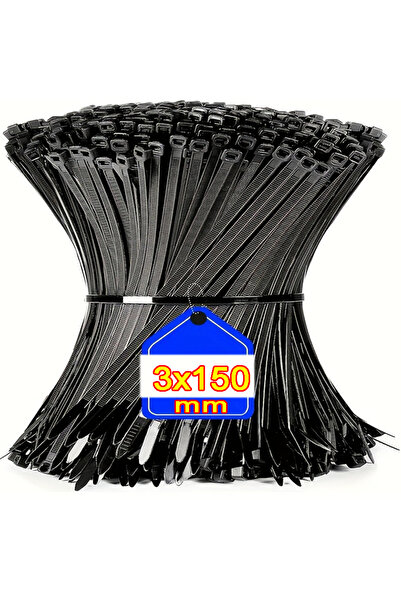 Choice ٥٠٠ قطعة BK3x150mm ١٠٠٠/١٠٠ قطعة من أربطة الكابلات البلاستيكية المصنوع...