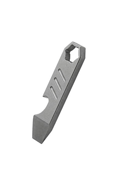 Choice Titanium EDC tool Mini TC4 Titanium alloy crowbar Bottle opener Key ch...