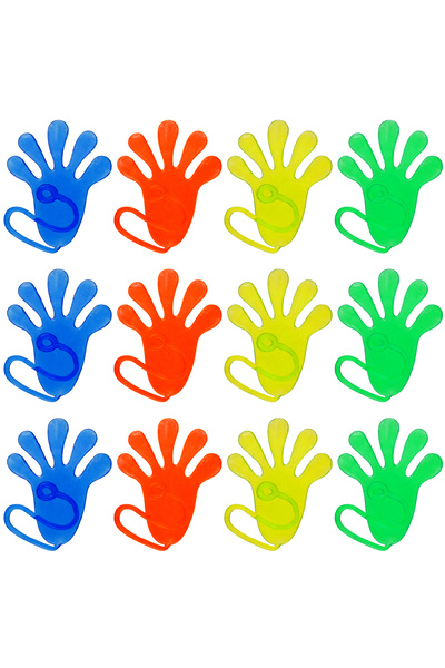 Choice 12 قطعة بألوان عشوائية، 12 قطعة من ألعاب الأيدي اللاصقة المضحكة، مصنوع...