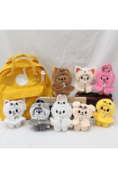 Choice ٨ قطع من دمى SKZOO Stray Kids القطيفة، سلسلة مفاتيح، دمى KPOP، دمى TXT...