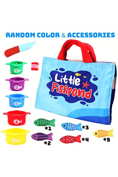Choice مجموعة ألعاب صيد السمك من ليتل فيشبوند - مجموعة ألعاب صيد السمك المصنو...