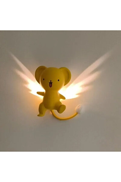 Choice مصباح حائط واحد مستوحى من شخصية ساكورا من مسلسل كاردكابتور، يوفر إضاءة...