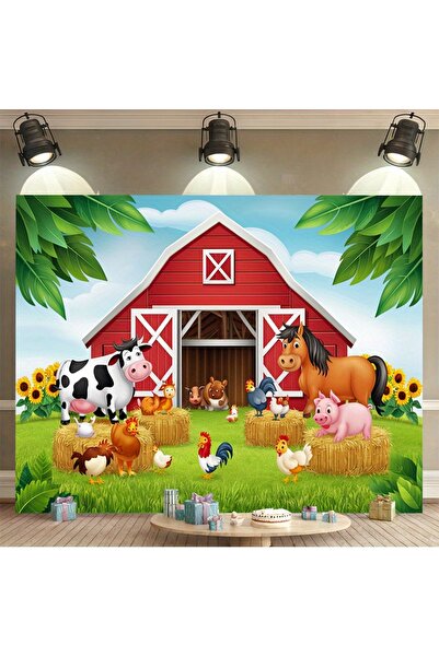 Choice خلفية قابلة لإعادة الاستخدام لحفلات المزرعة، مقاس 210 × 400 سم، متعددة...
