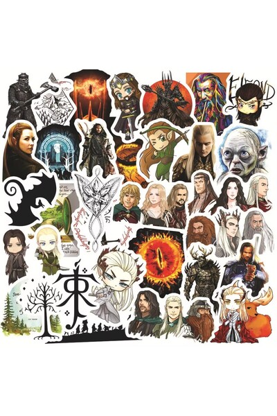 Choice 50pcs 50PCS Hobbits DIY Cartoon Stickers Phone Trunk Refrigerator Guit...
