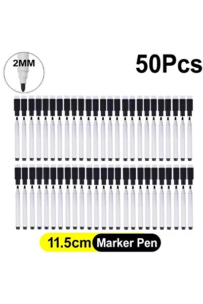 Choice 50Pcs Magnetic Dry Erase Markers with Eraser Cap White Board Marker fo...