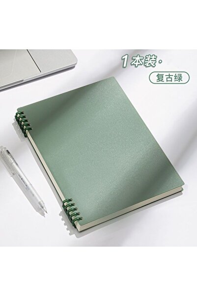 Choice دفتر ملاحظات أخضر بتصميم كلاسيكي، يتميز بمظهر أنيق ومريح لليد، وهو بحج...
